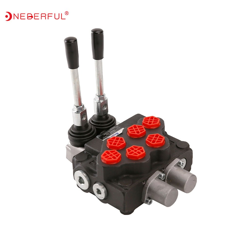 SD5/2 type hydraulic directional valves 2spools rated flow 45L/min pressure 315bar hydraulic control valve for Drilling Machines