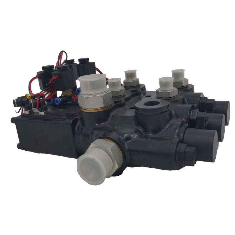 Hydraulic Multi-function Combination Control Valve 3 Spools Dump Truck Lifting System Components
