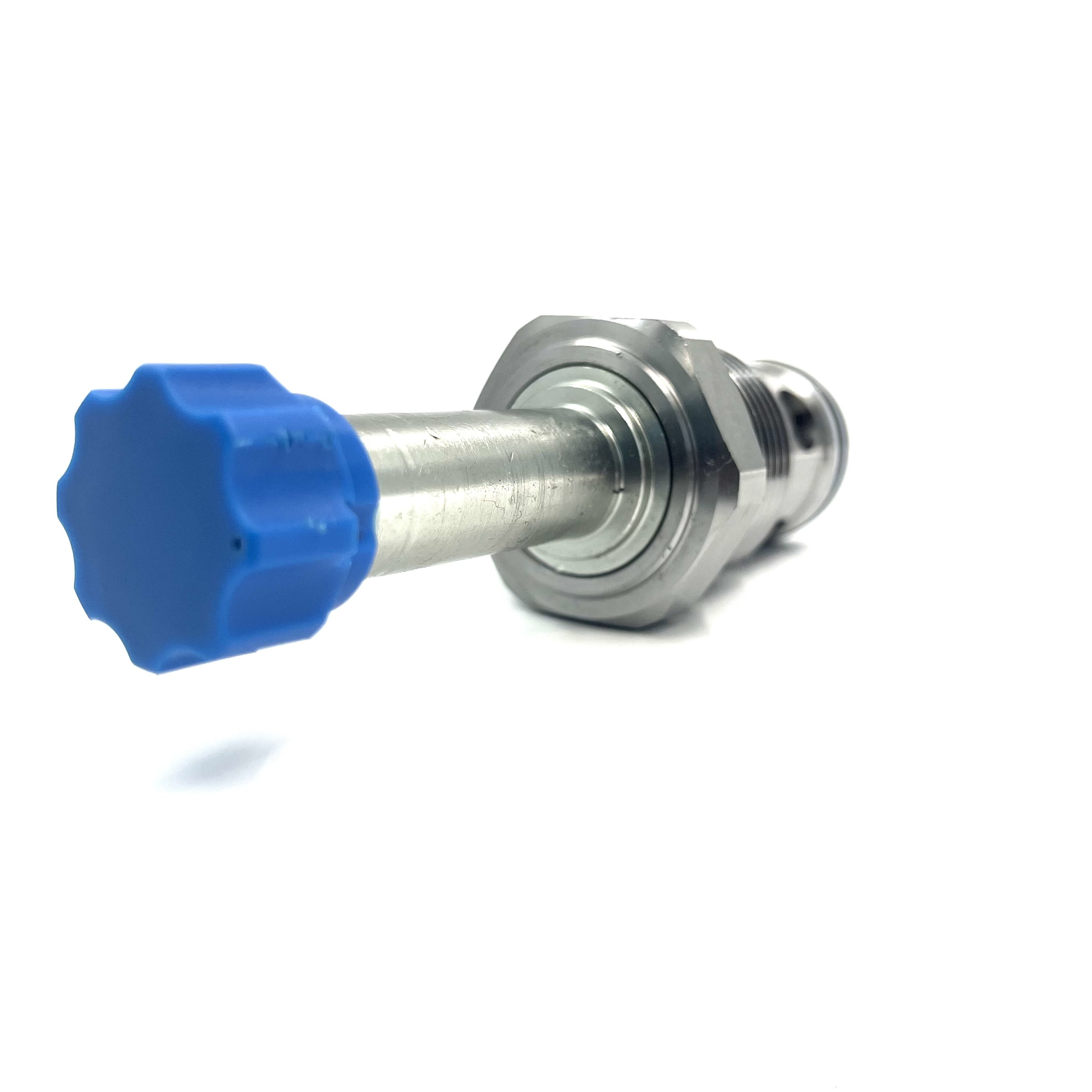 24V Hydraulic Cartridge Valve Solenoid Valve SV16-22 2-Position 2-Way Poppet Type Normally Closed Free Reverse Flow