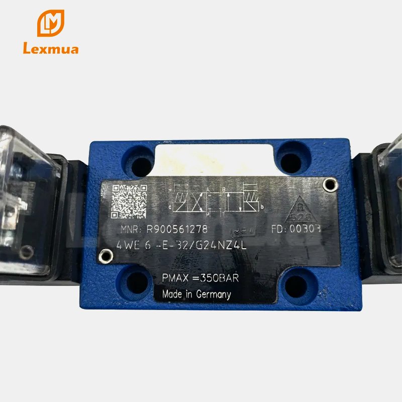 Hydraulic Control Valves 4WE 6 D6X/EG24N9K4 Hydraulic Operated Directional Solenoid Valve 4WE Rexroth R900924874