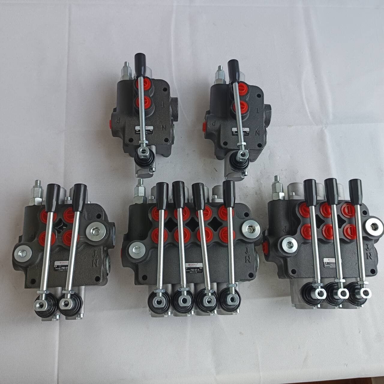 P40 P80 Directional Control Hydraulic Monoblock Valve For Tractor Forklift Crane Joystick Multiple Directional Control Valve