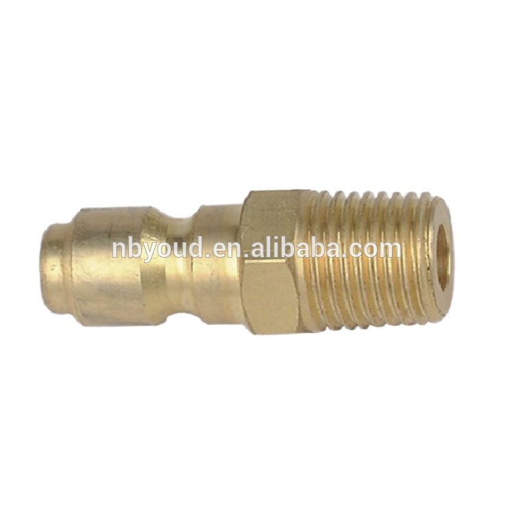 No Valve hydraulic quick coupling straight-thru