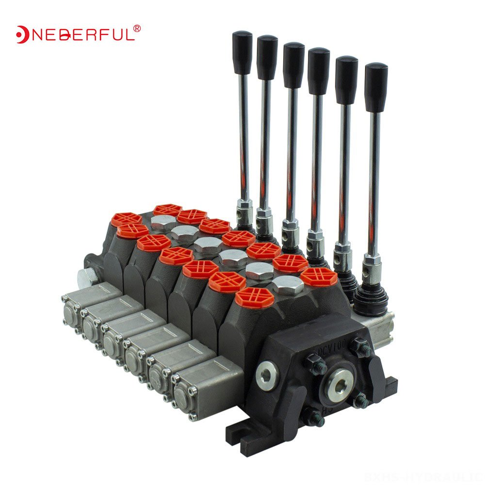 DCV 20 40 45 60 100 140 200 Directional Control Hydraulic Monoblock Valve For Tractor Forklift Crane