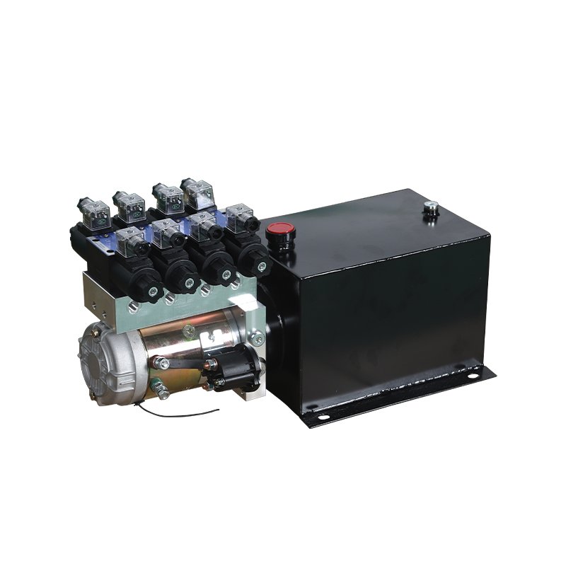 High Quality Pack 24V Square Horizontal Solenoid Valve Control Hydraulic Power Unit