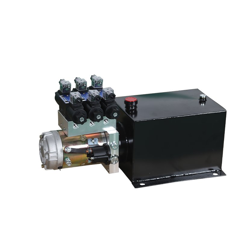 High Quality Pack 24V Square Horizontal Solenoid Valve Control Hydraulic Power Unit