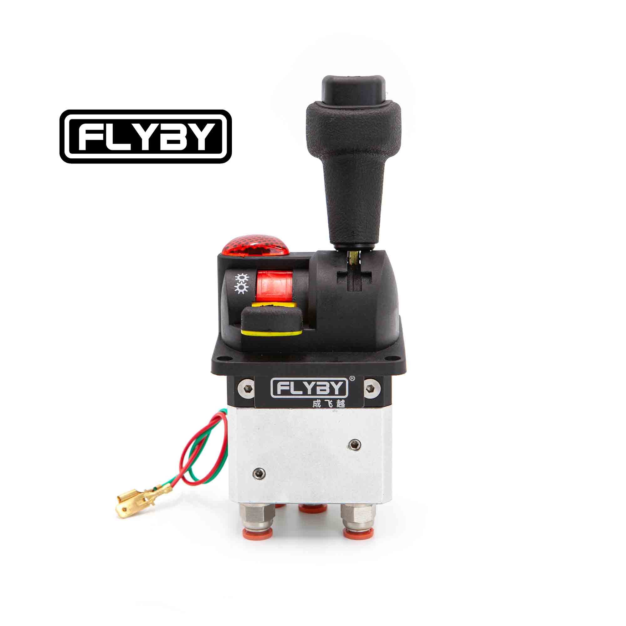 FLYBY Adjustable valve ratio with slow drawdown valve self-discharging force extractor control switch