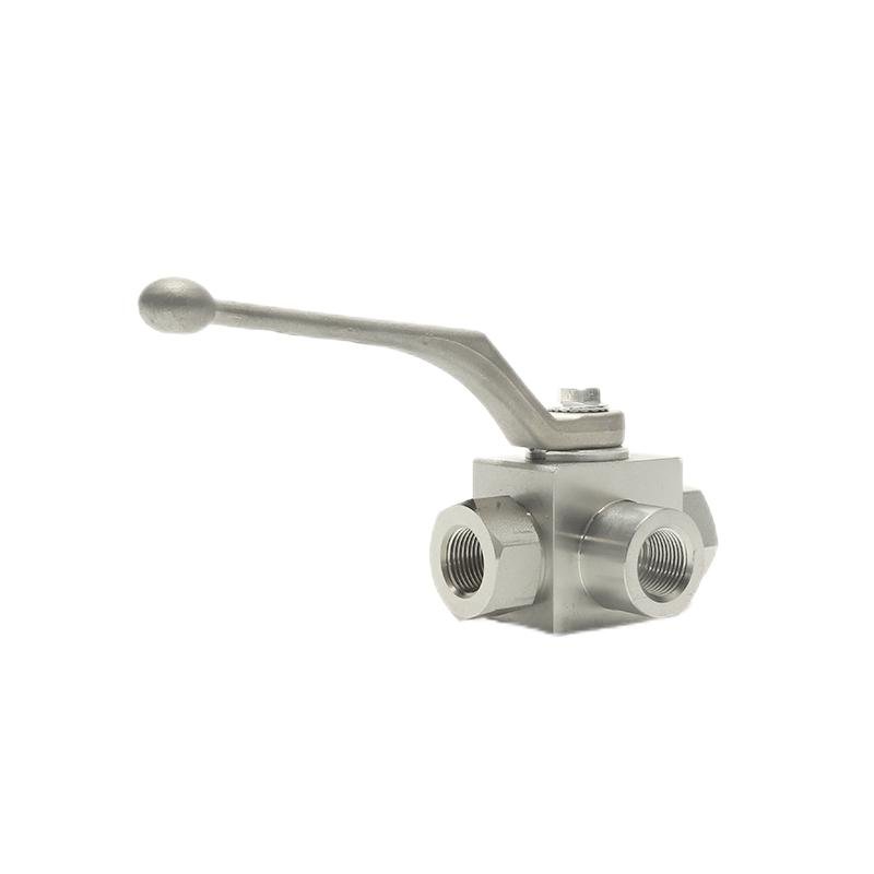 China manufacturer Hydraulic Ball valve high pressure KHB & KHB3K Series Zinc plating Control Valve 2 way/3 way