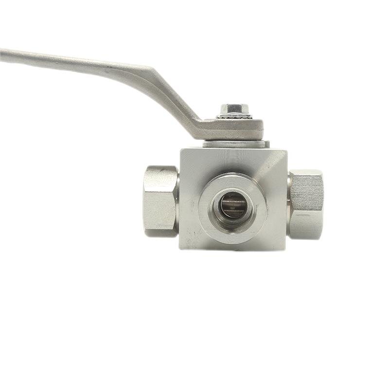 China manufacturer Hydraulic Ball valve high pressure KHB & KHB3K Series Zinc plating Control Valve 2 way/3 way