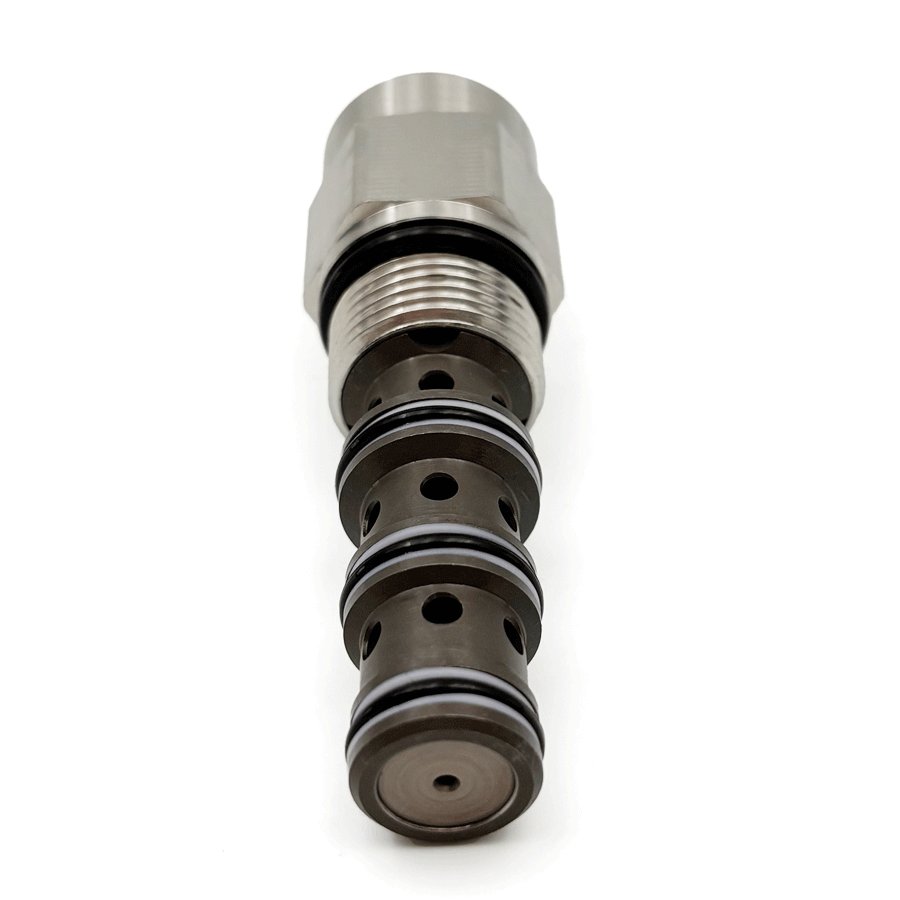 Hydraulic Directional Control Screw-in Pilot Operated Spool-type 2-position 3-way Internal Vent Threaded Cartridge Valve PD10-41