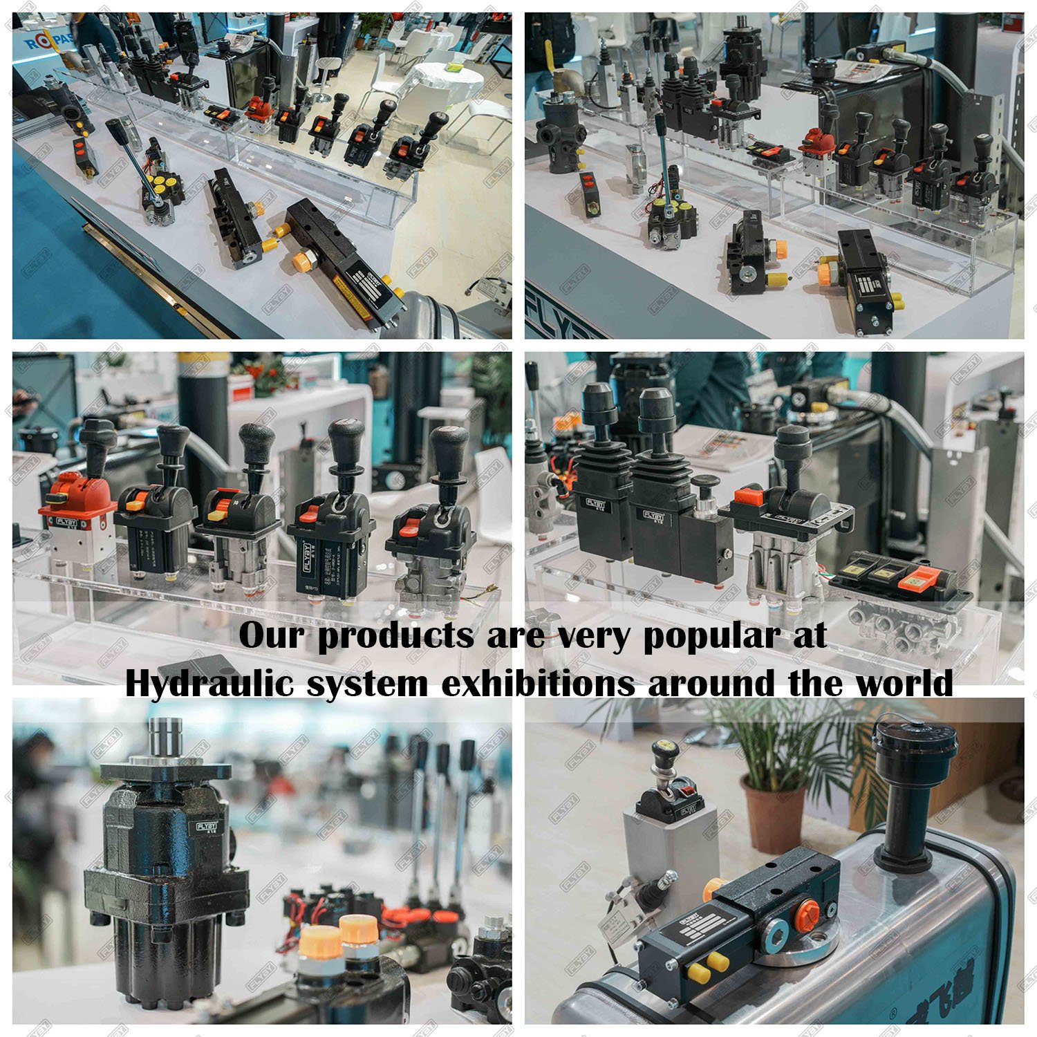 FLYBY Hydraulic hand control valve combine controlling valve tipper control valve