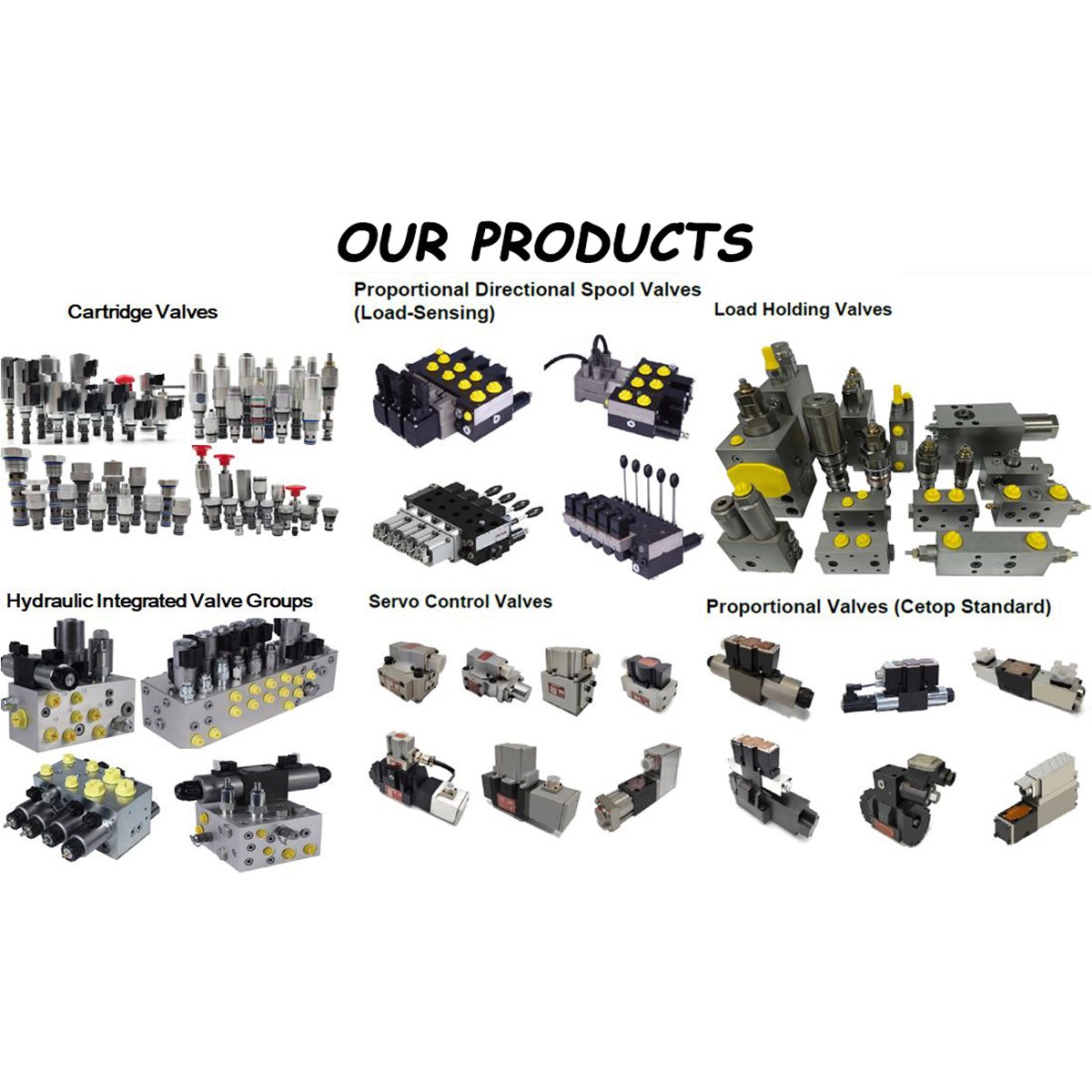 Hydraulic integrated group autonomous intelligent tractors manifold block directional speed control load holding valve