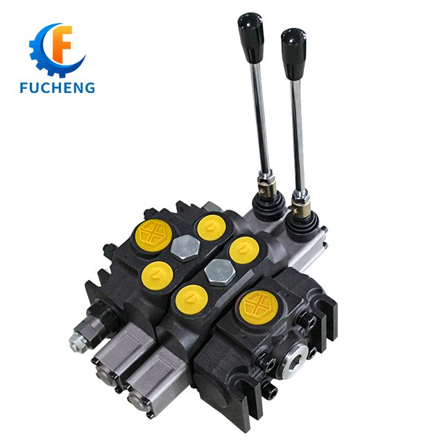 DCV140 sectional control valves with electric pneumatic control for garbage collector truck