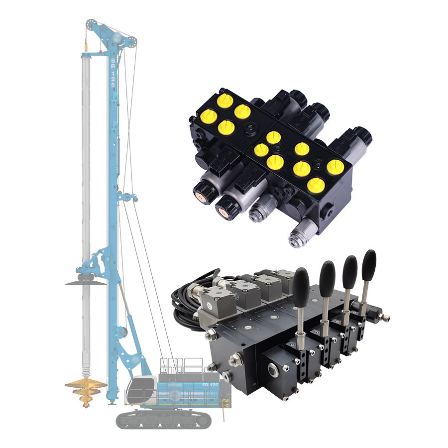 Hawe PSL PSV Monoblock Hydraulic Joystick Valve Multiplex Proportional Directional Multi-Way Multiple Hydraulic Valves