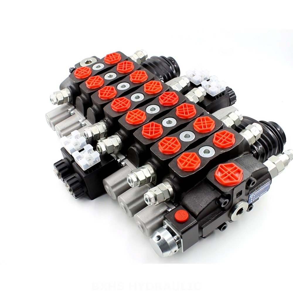 Hydraulic Valve | Manual 8 Spool Sectional Directional Valve | Factory Supply