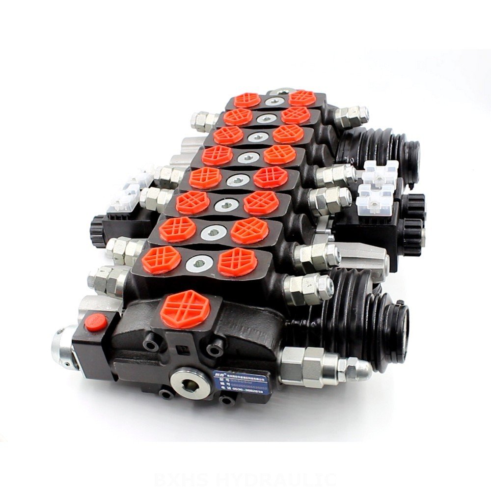 Hydraulic Valve | Manual 8 Spool Sectional Directional Valve | Factory Supply