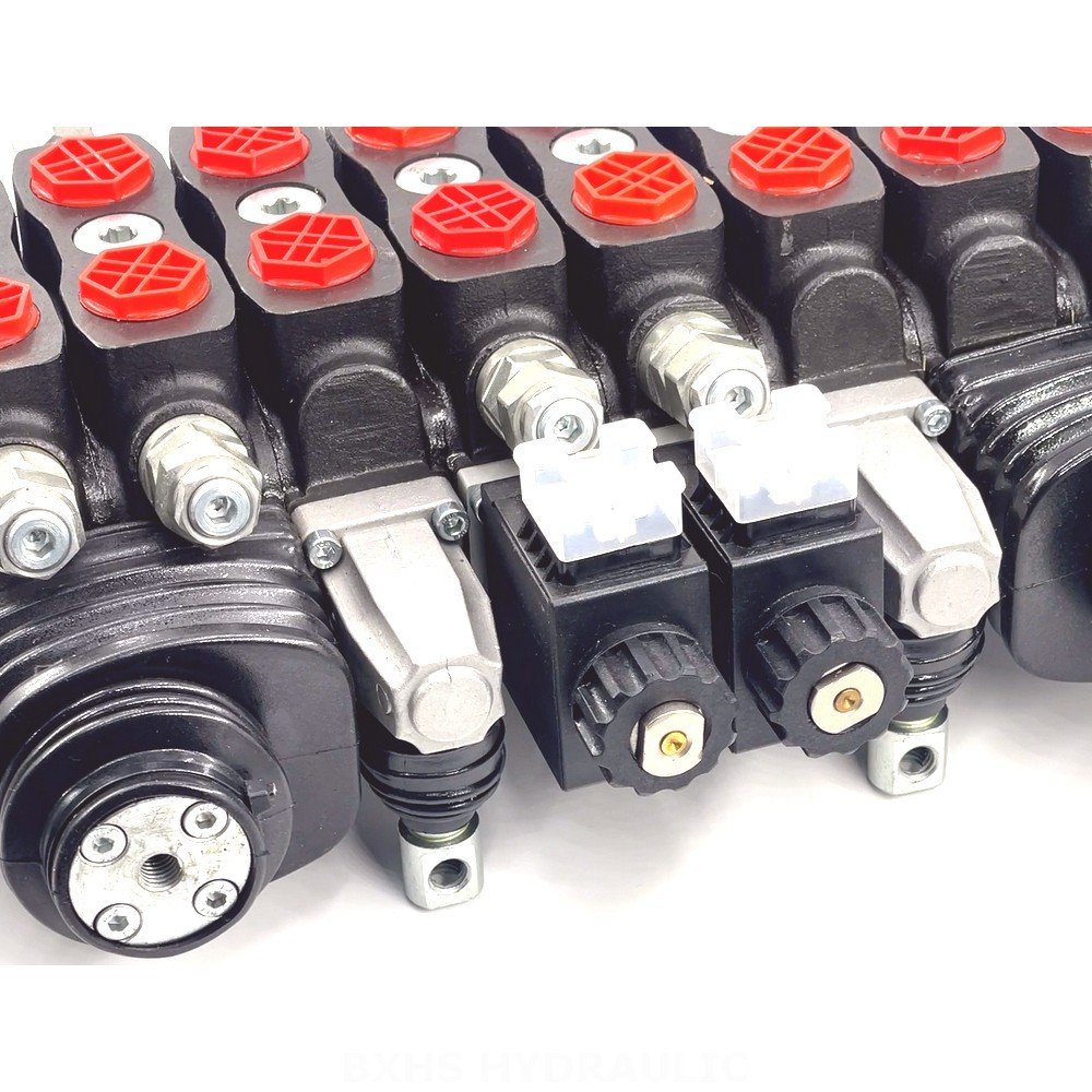 Hydraulic Valve | Manual 8 Spool Sectional Directional Valve | Factory Supply