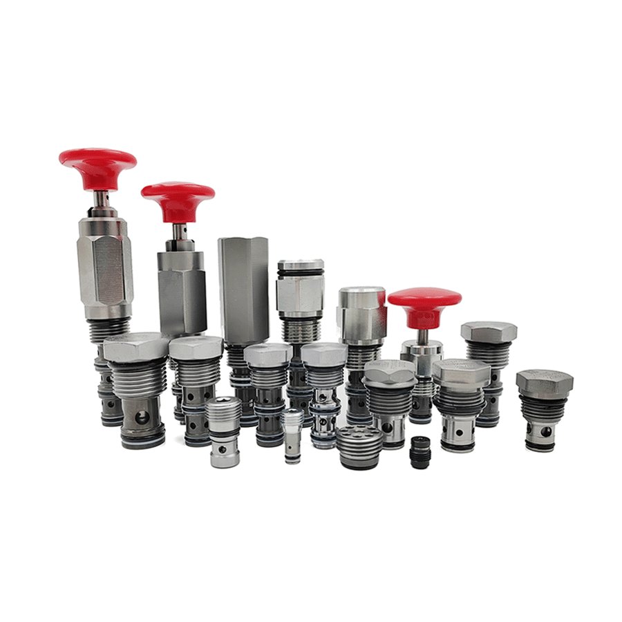 Hydraulic High Pressure Solenoid On Off Screw-in Cartridge Valve 35Mpa 2/3/4/Way 2/3 Position
