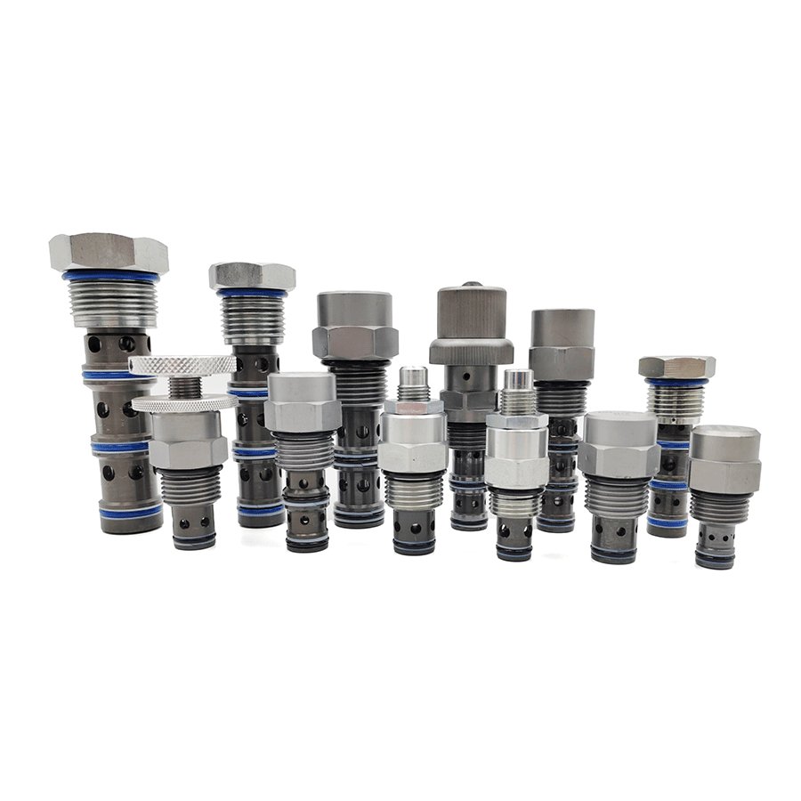 Hydraulic High Pressure Solenoid On Off Screw-in Cartridge Valve 35Mpa 2/3/4/Way 2/3 Position