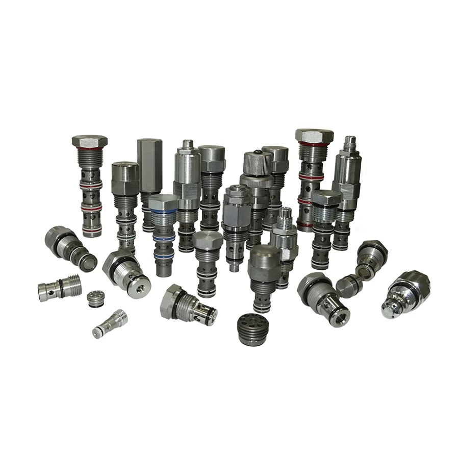 Hydraulic High Pressure Solenoid On Off Screw-in Cartridge Valve 35Mpa 2/3/4/Way 2/3 Position