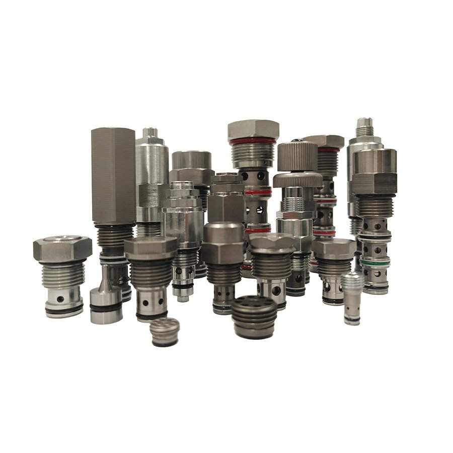 Hydraulic High Pressure Solenoid On Off Screw-in Cartridge Valve 35Mpa 2/3/4/Way 2/3 Position