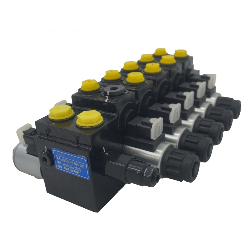 Grain Harvesters Multiple 24V 8 Spools Electric-hydraulic Control Directional Sectional Valve