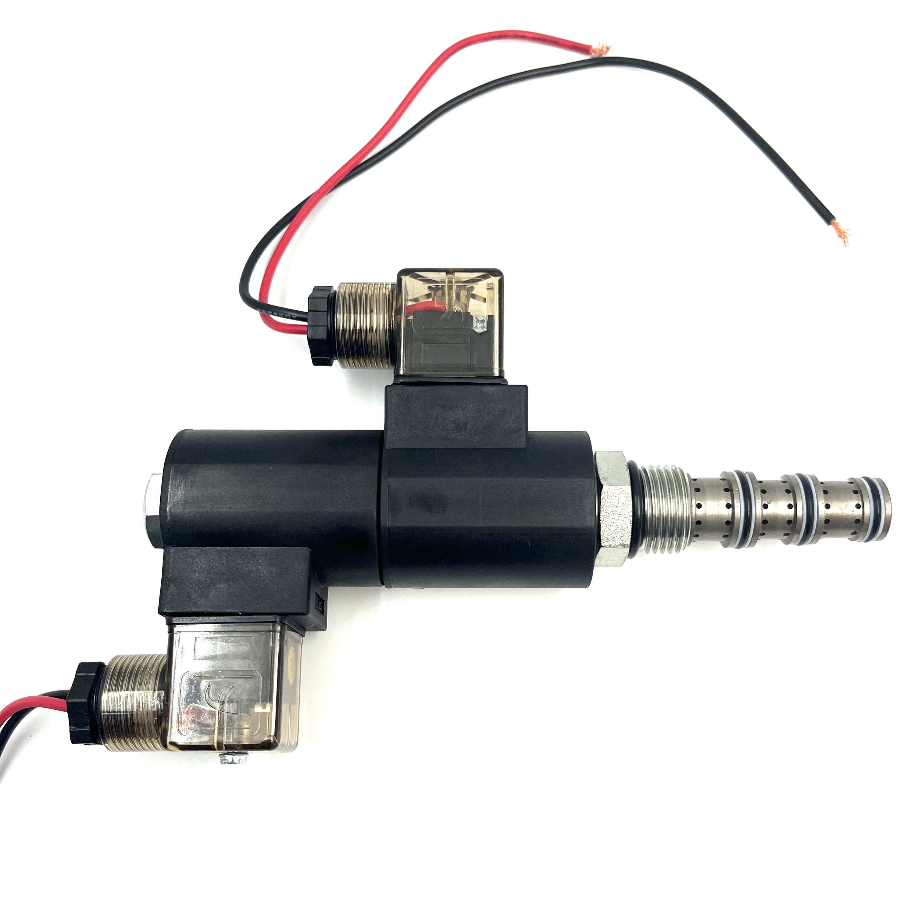 24V Hydraulic Cartridge Valve Solenoid Valve SV10-34 2-position 3-way Solenoid on off Controls With Coil