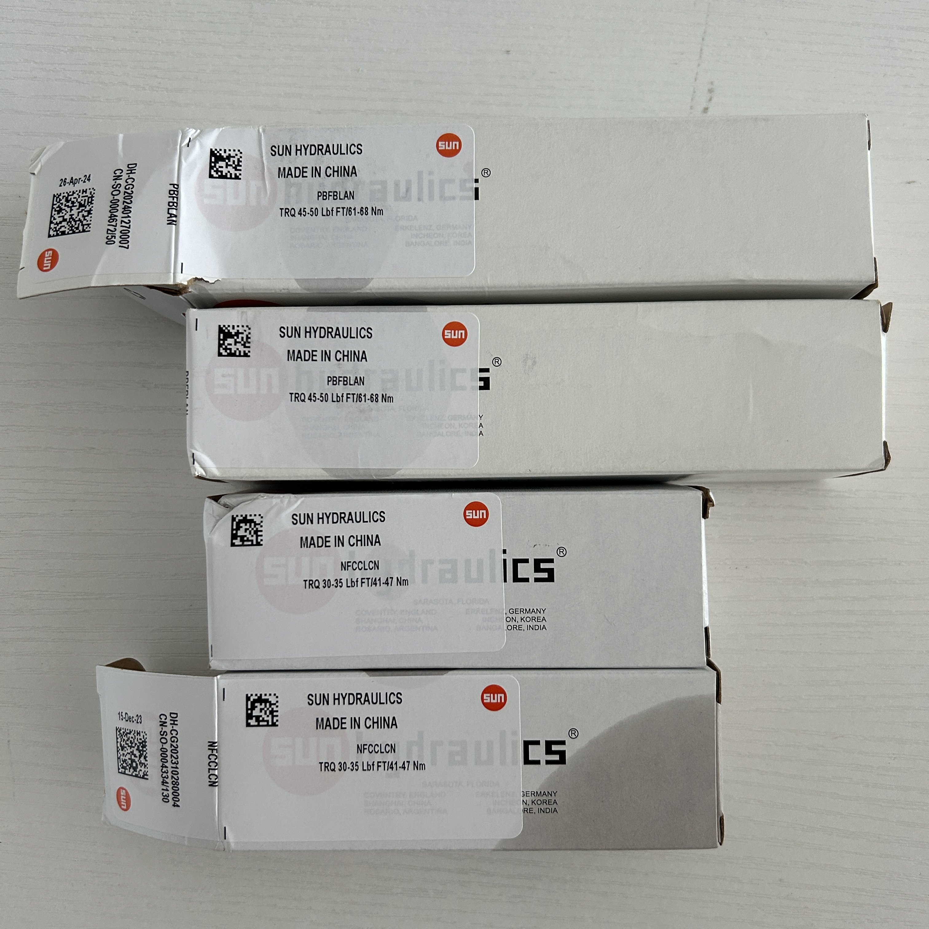 Original Sun Hydraulics NFCCLCN Fully adjustable needle valve Direct-Acting Relief Valve New Solenoid Directional Control Valve