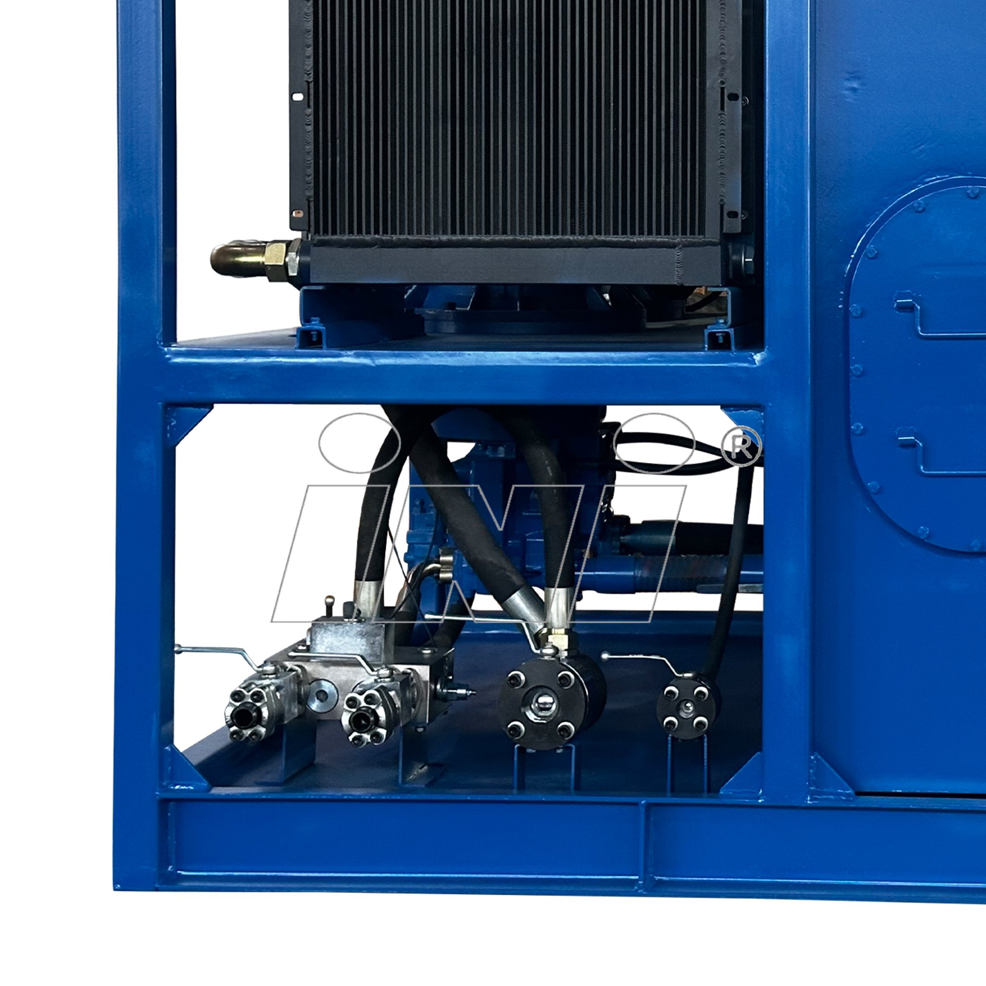 High Pressure Hydraulic System Pump Station Unit With Solenoid Valve