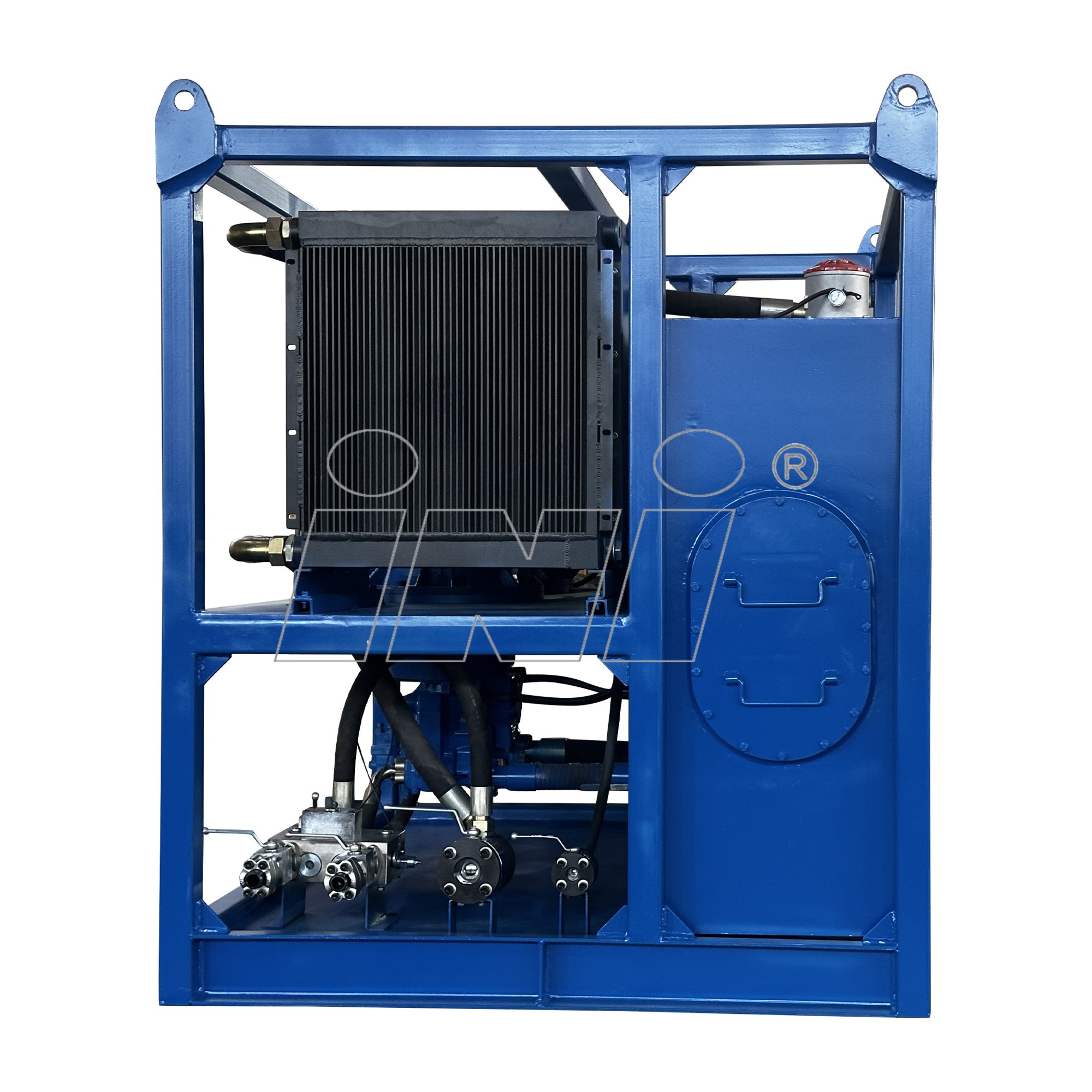 High Pressure Hydraulic System Pump Station Unit With Solenoid Valve