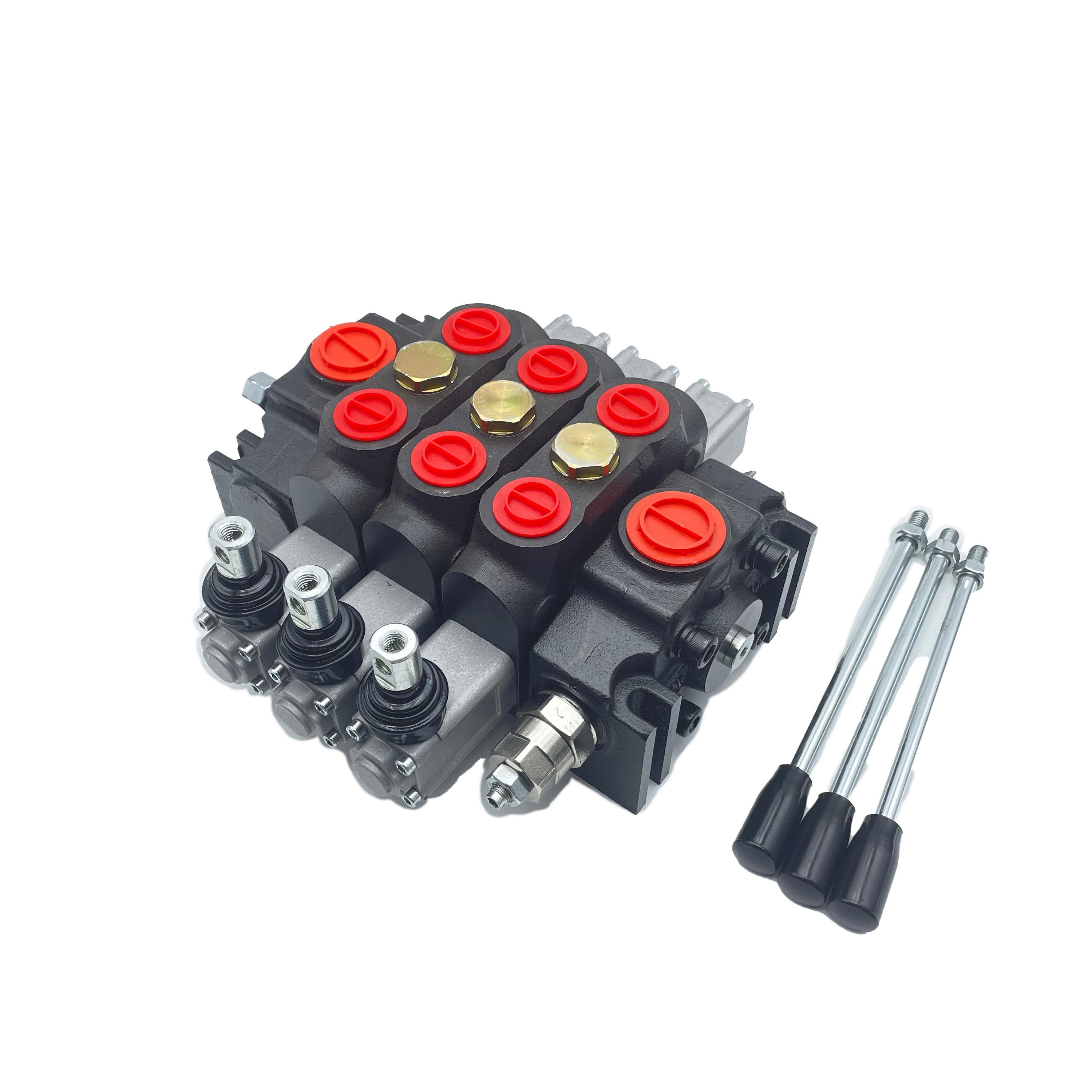 Lixin 3 Spool DCV140 Hydraulic Monoblock Directional Control Valves OEM&ODM