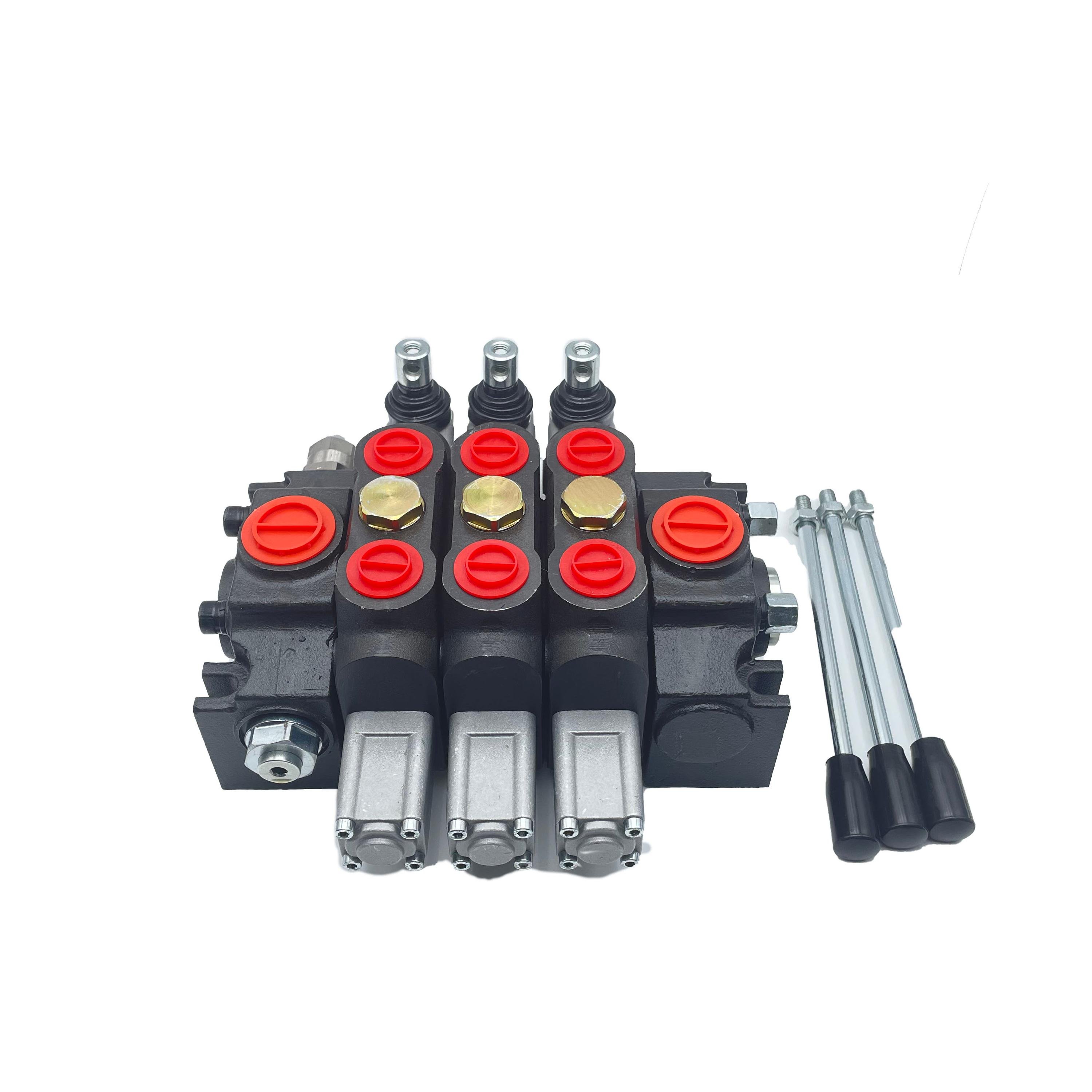 Lixin 3 Spool DCV140 Hydraulic Monoblock Directional Control Valves OEM&ODM