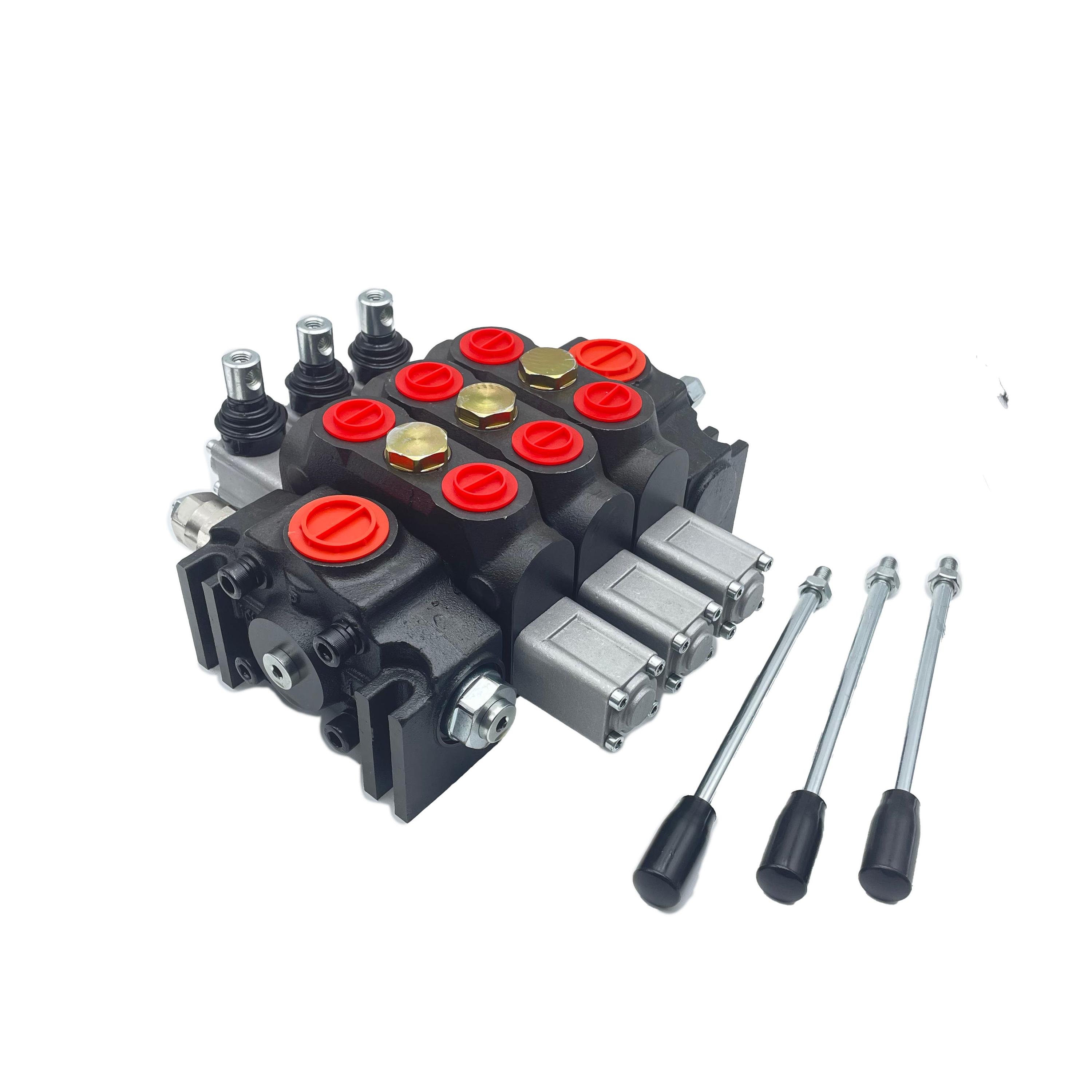 Lixin 3 Spool DCV140 Hydraulic Monoblock Directional Control Valves OEM&ODM