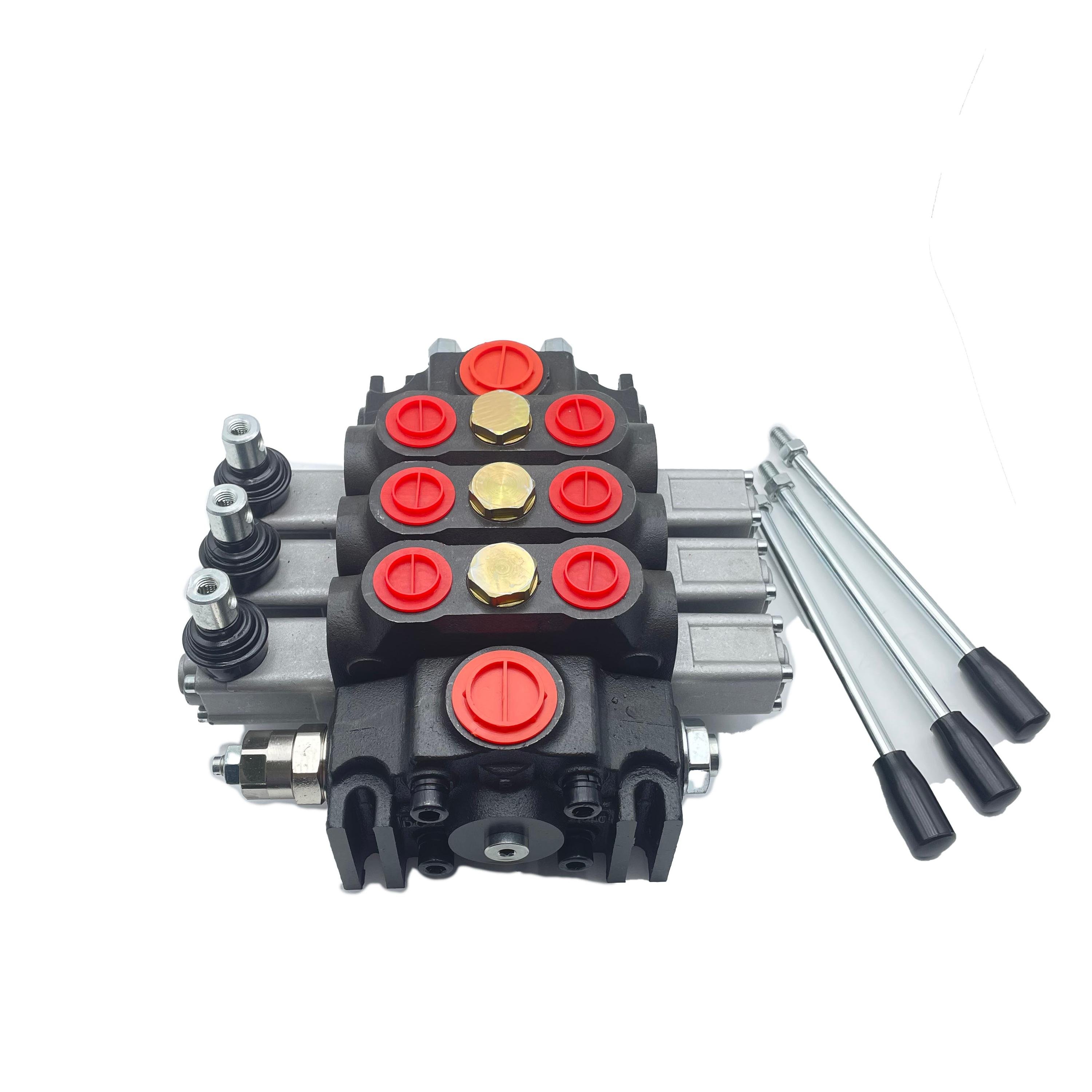 Lixin 3 Spool DCV140 Hydraulic Monoblock Directional Control Valves OEM&ODM