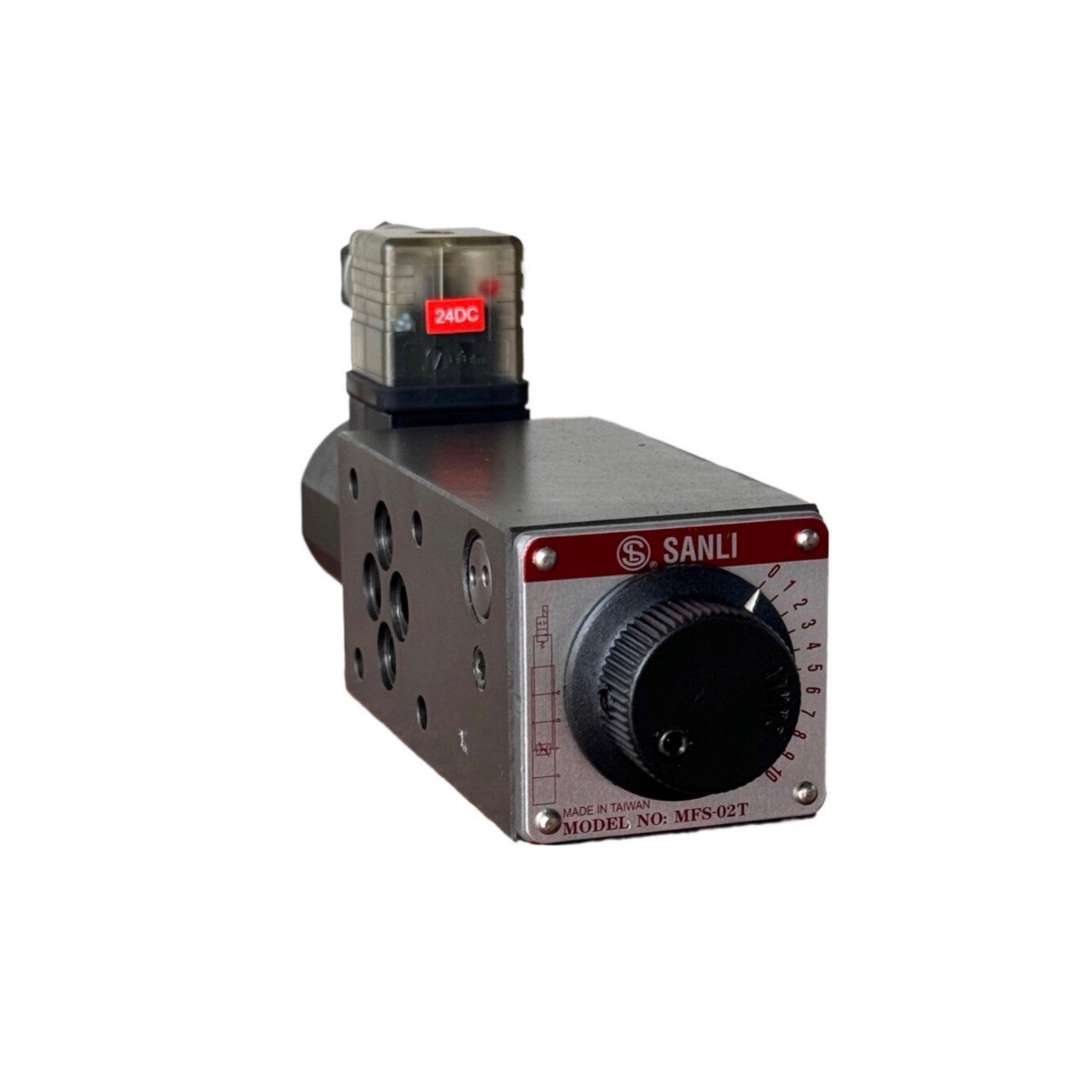 Premium Electromagnetic Speed Control Laminated Flow Hydraulic Solenoid Valve Made In Taiwan
