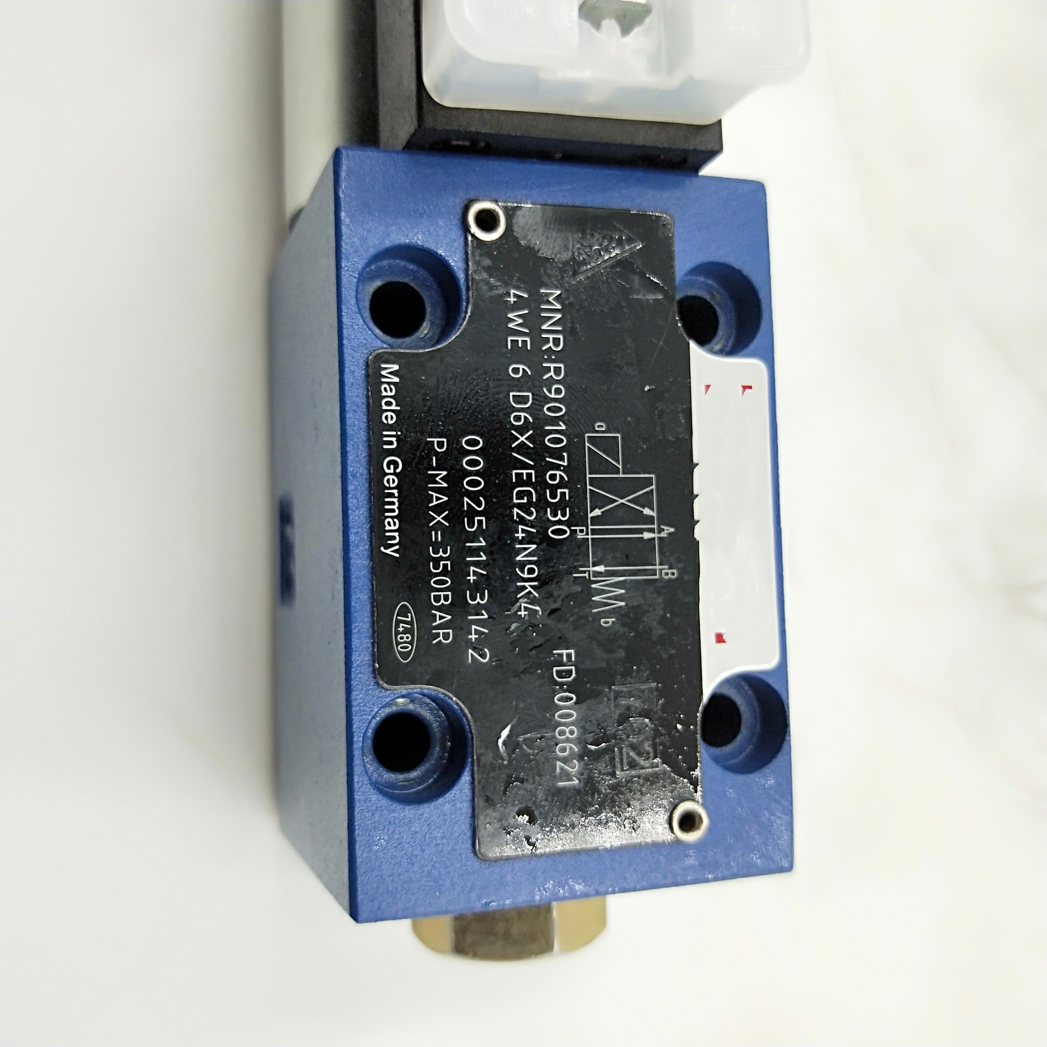 4WE6 4WE6J 4WE6J6X hydraulic solenoid directional valve 4WE-6-J6X/SG24N9K4 EG24N9XNK4 R900953568
