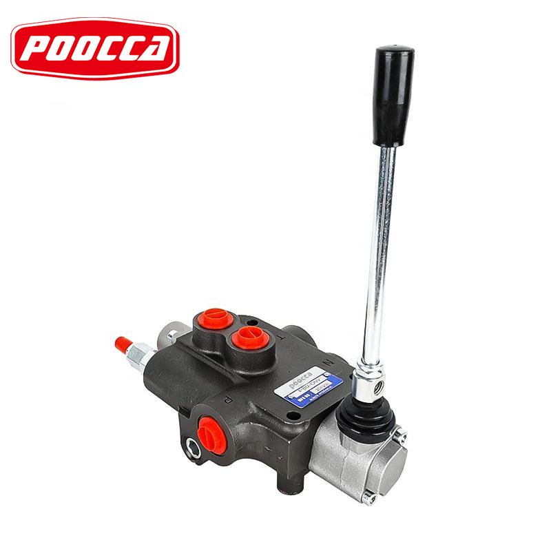 P40 P80 P120 Hydraulic Single Spool Multiple Directional Joystick Valve With Hydraulic Electrical Control Valve