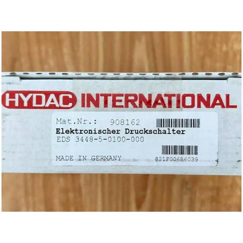 Factory Direct Hydac EDS Series Hydraulic Sensor EDS 3446-2-0040-000 EDS 3448-5-0400-000 EDS8446-2-0600-000 Pressure Sensor