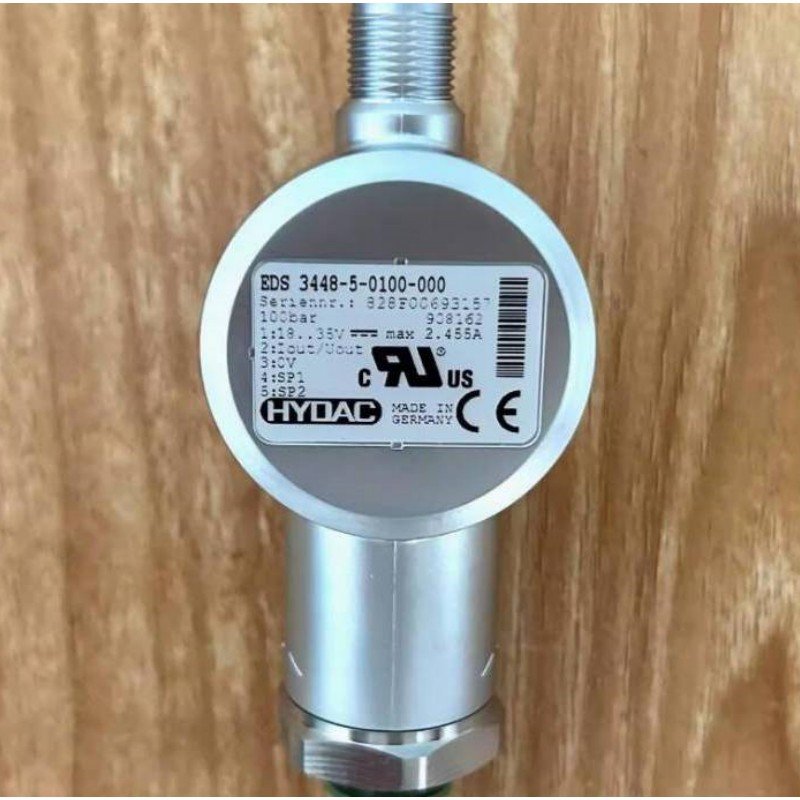 Factory Direct Hydac EDS Series Hydraulic Sensor EDS 3446-2-0040-000 EDS 3448-5-0400-000 EDS8446-2-0600-000 Pressure Sensor