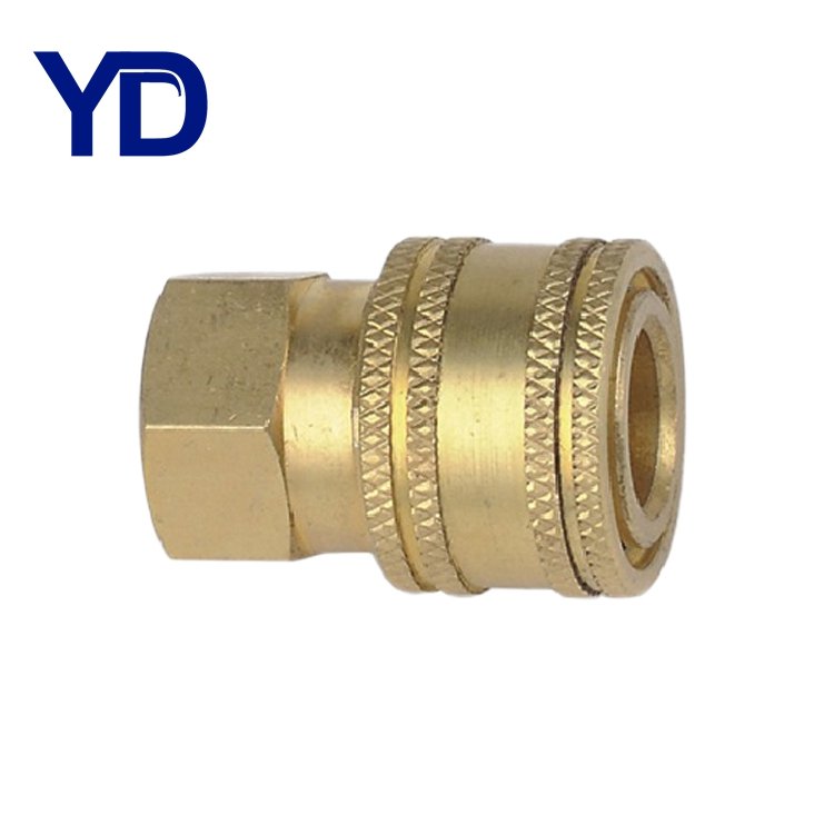 H601 American Type Non-valved Pneumatic Hydraulic Liquid Quick Connector