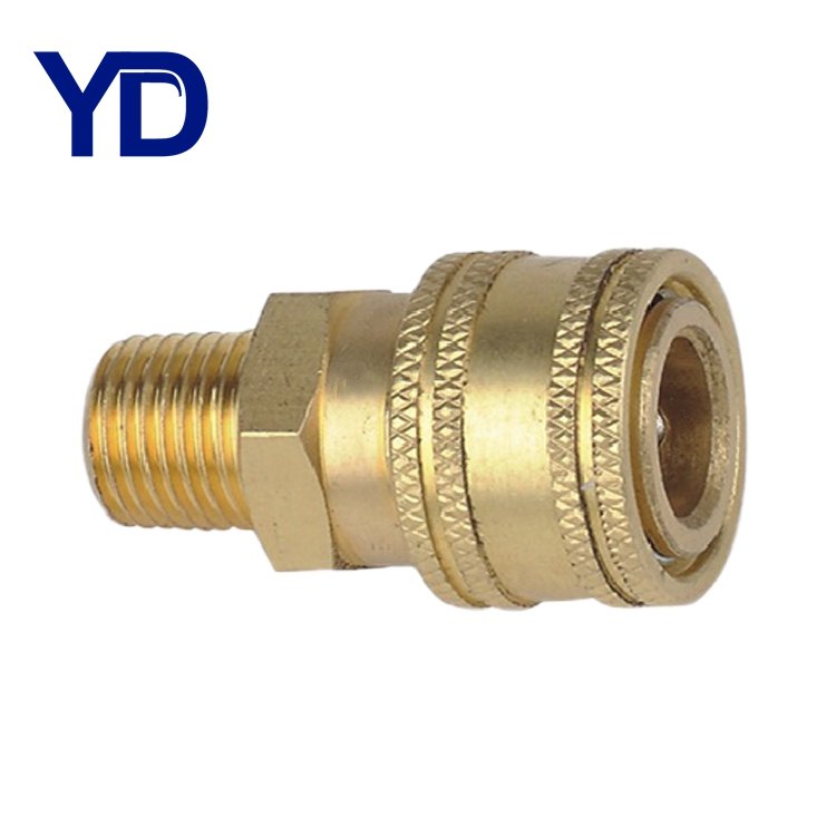 H601 American Type Non-valved Pneumatic Hydraulic Liquid Quick Connector