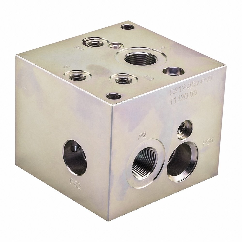 Good price Hydraulic factory custom aluminum steel threaded cartridge valve hydraulic manifold valve block