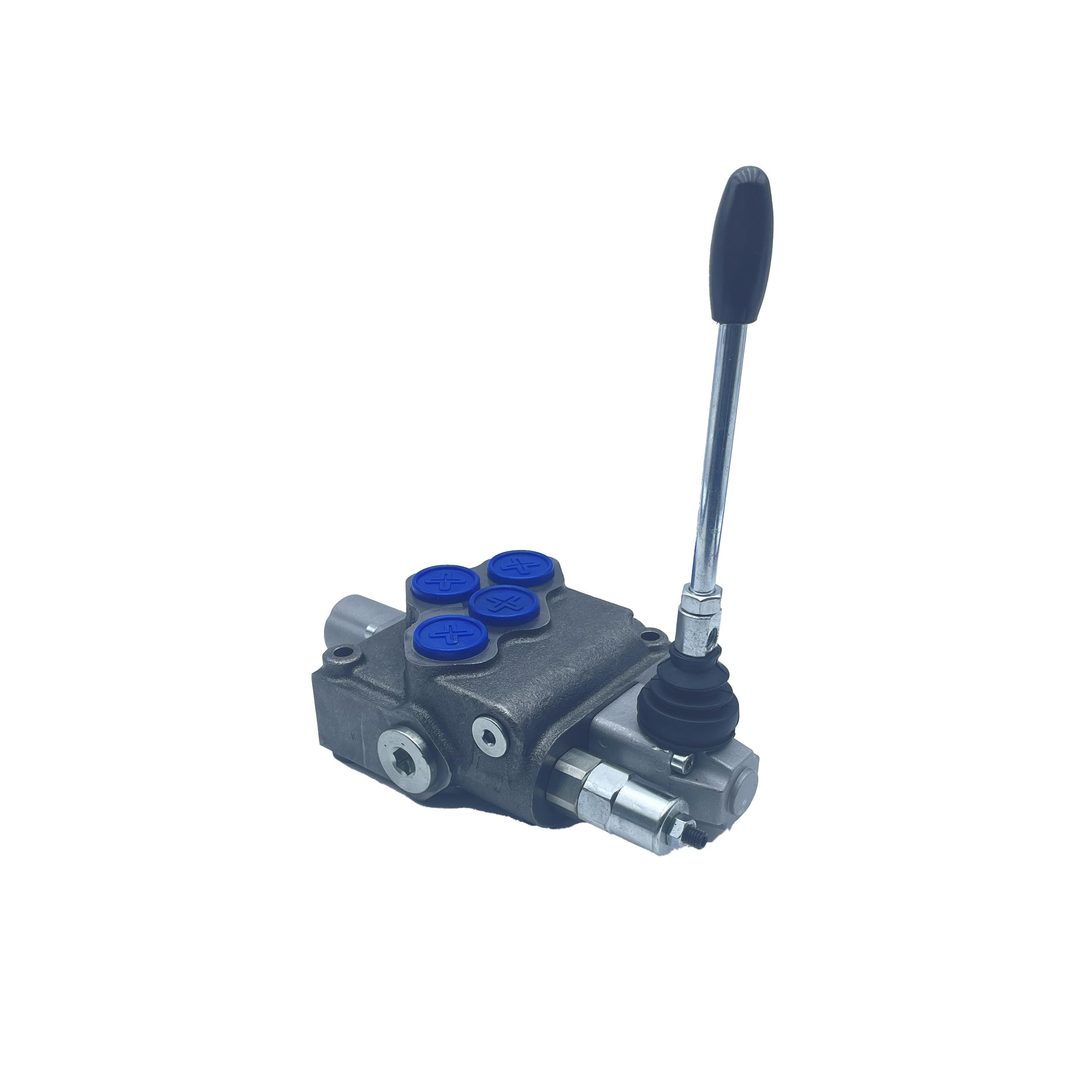 Lixin Hydraulic Manual Distributor with 1 Spools 70L/M Flow Rate SD11 Lever Monoblock Directional Control Valve