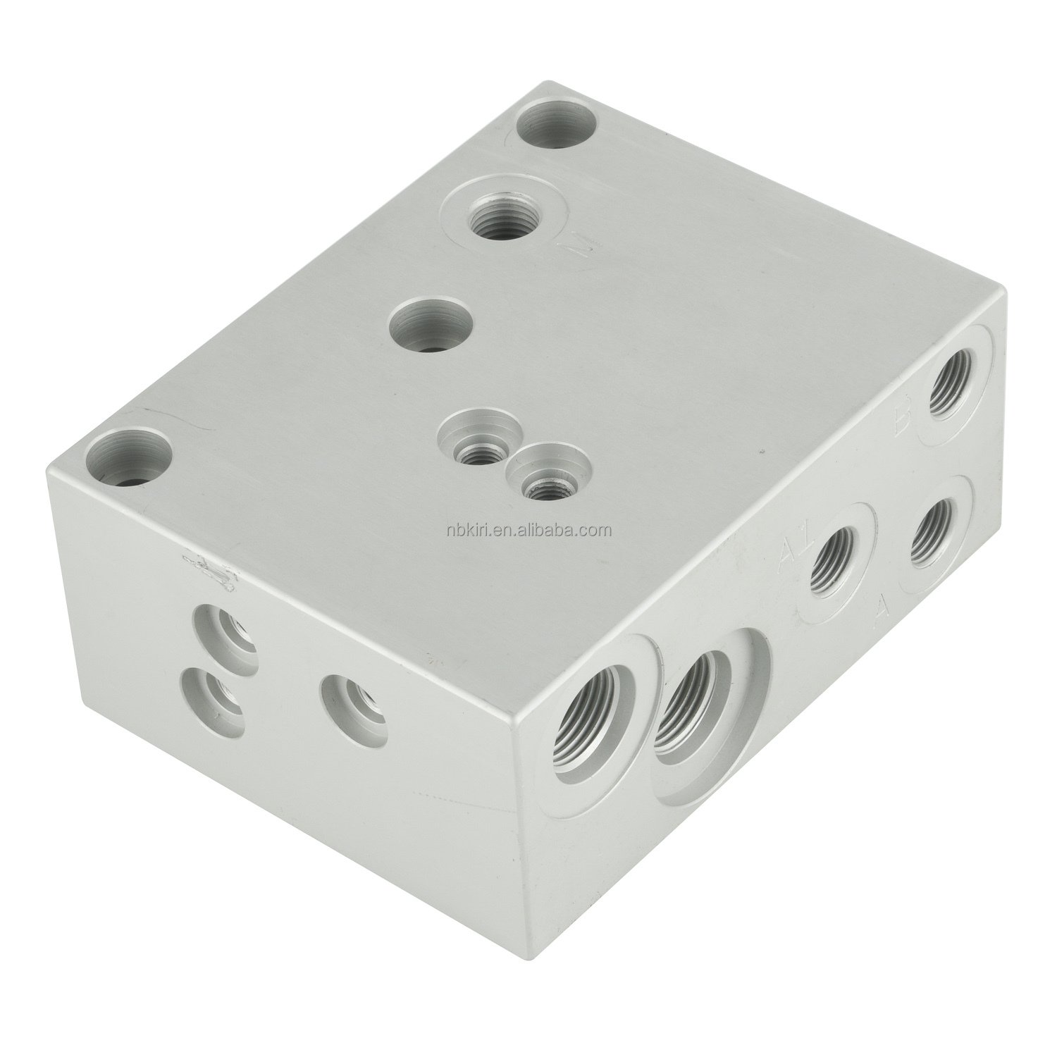 Hydraulic Standard Aluminum Lifting Block with Solenoid Valve hydraulic lifting system Manifold Block for hydraulic lift