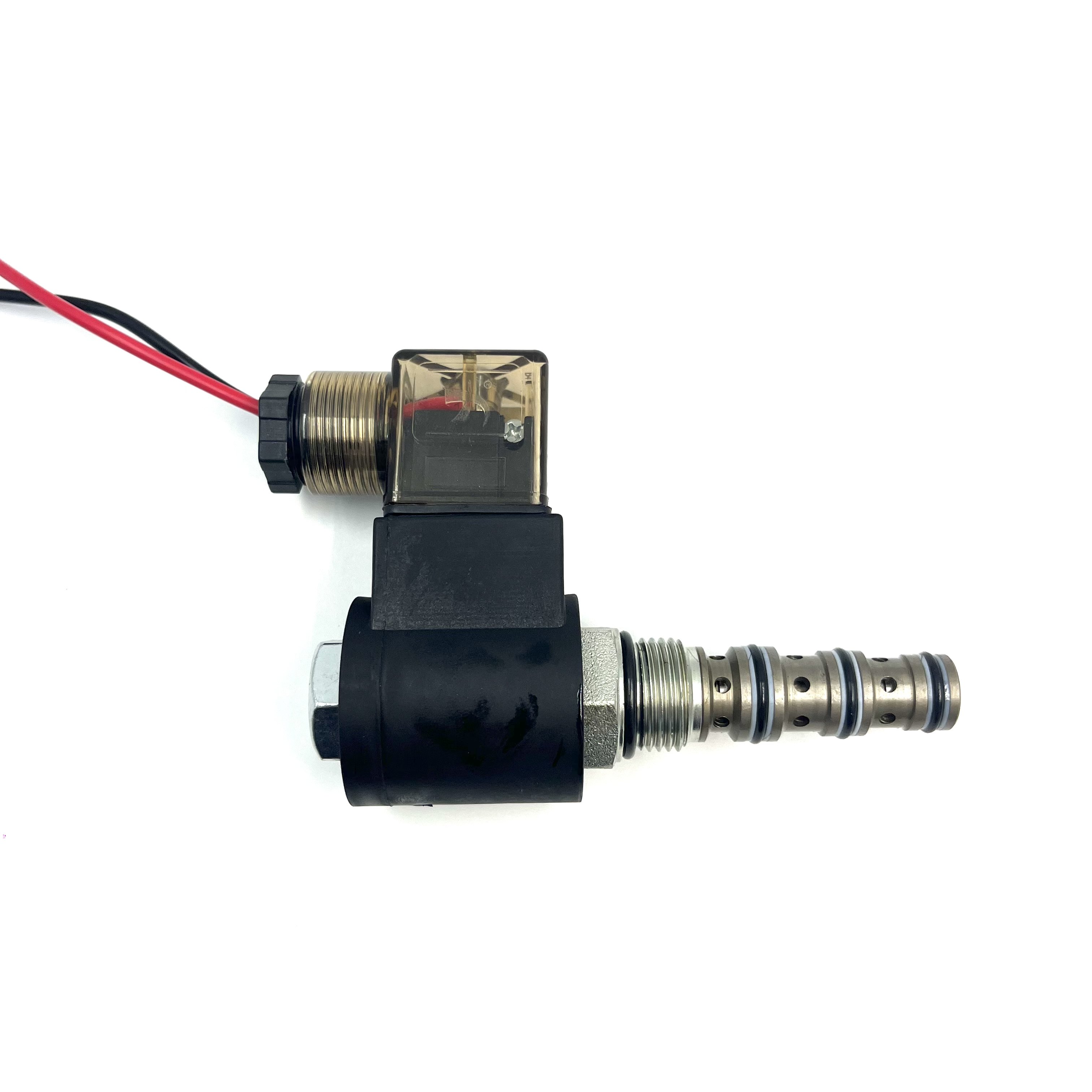 24 Volt 16mm Coil Hydraulic Cartridge Valve Solenoid Valve SV08-40 2-Position 4-Way Normally Open
