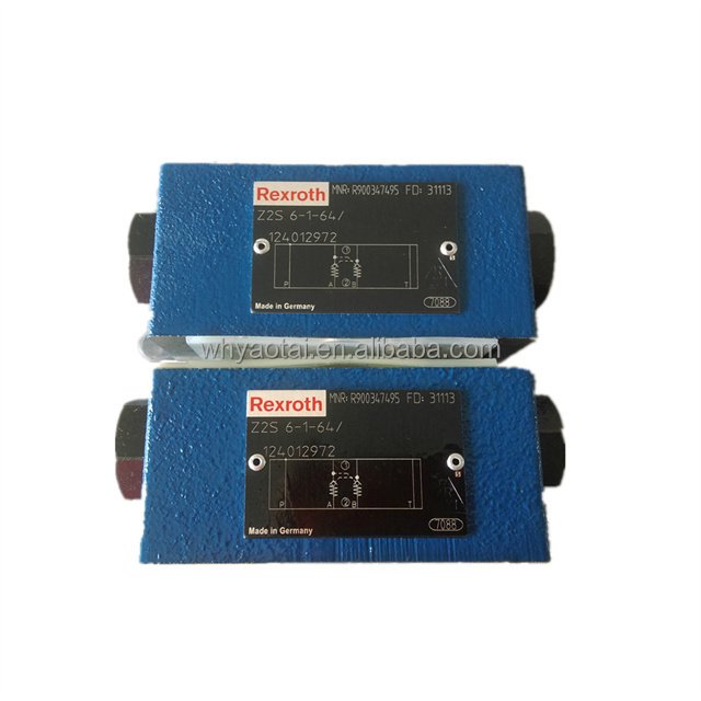 Z2S series hydraulic control check valve Z2S6-2-62/ Z2S6-3-62/ Z2S10-1-30/ Z2S10-2-30/