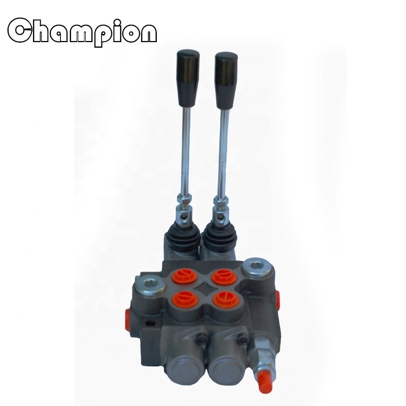 Hydraulic Parts 2P40 Hydraulic Joystick Control Directional Valve With Pump for construction machinery