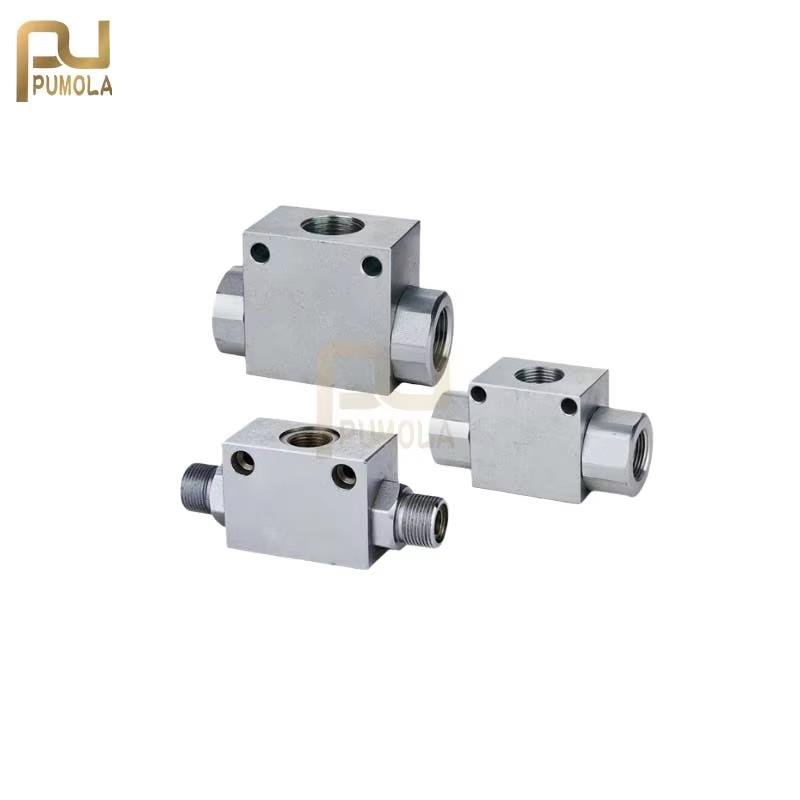SF Series SF-06/36W 12/31 DN10 315 Bar Hydraulic Shuttle Valve Custom Made Carbon Steel Hydraulic Valves