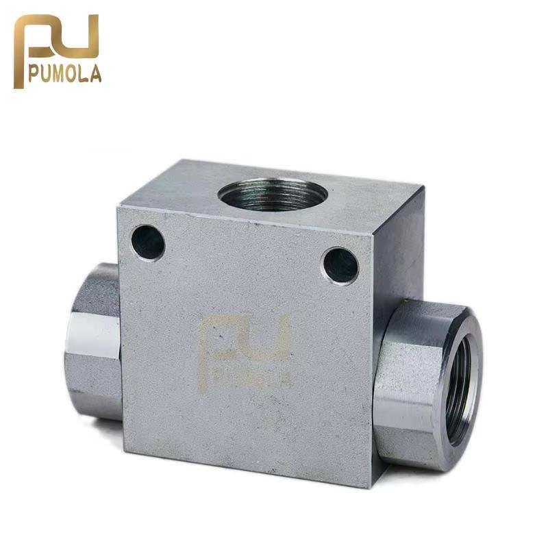 SF Series SF-06/36W 12/31 DN10 315 Bar Hydraulic Shuttle Valve Custom Made Carbon Steel Hydraulic Valves