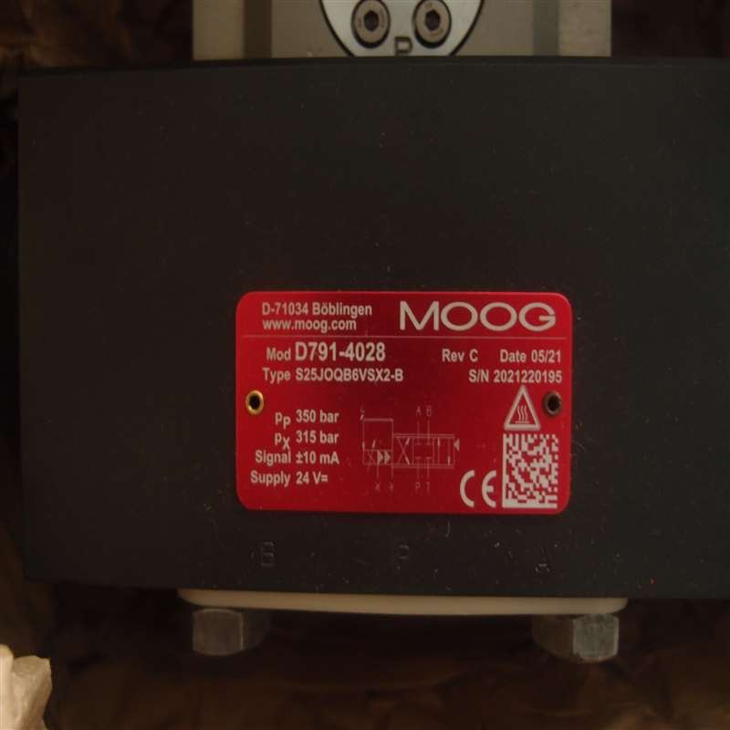 MOOG D791 D792 series spot servo valve D791-4028 hydraulic servo control valve
