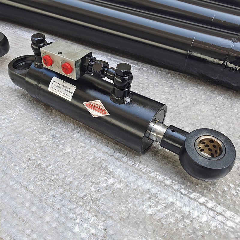 Factory Direct Supply Telescopic Single Ear Hydraulic Cylinder with Valve For Mechanical Engineering